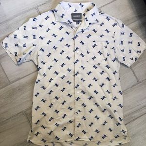 💥Bonobos Slim Fit Popover Collar Short Sleeve💥